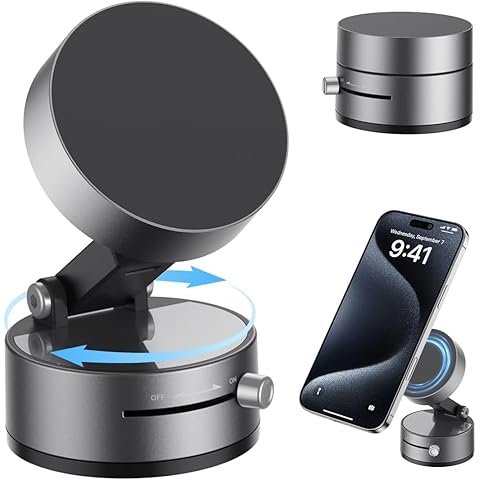 Foldable Magnetic Phone Holder Stand – Adjustable Angle, Compact & Travel-Friendly