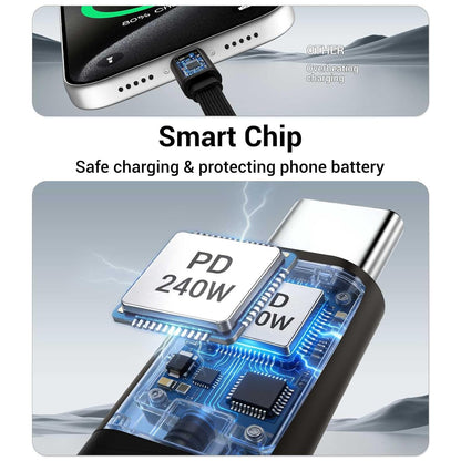 VYRNIX™ 2-in-1 Flex Stand Type-C  Charging Cable with Integrated stand.